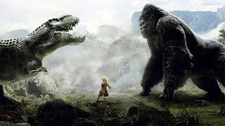 King Kong vs T Rex  - Fight Scene - King Kong 2005 - Movieclip  HD