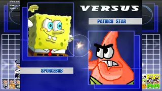 [MUGEN IMT BLUE] Team Spongebob VERSUS Team Patrick