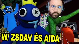 RAINBOW FRIENDS ZsDavval és Aidával ! | TÚLÉLJÜK EGYÜTT ?