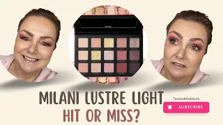 Is This Expensive Chemist Brand Palette Worth Your Money? Milani Lustre Light tutorial and review.