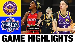 Los Angeles Sparks vs Washington Mystics Highlights | Women Basketball | 2024 WNBA