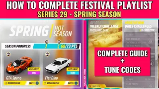 Forza Horizon 5 How to Complete Festival Playlist Spring Season Series 29 Community Choice