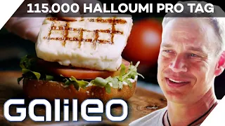 Grillkäse, der nicht schmilzt! Harro bei der Halloumi-Herstellung auf Zypern | Galileo | ProSieben