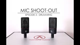 Mic Shootout (Part 3 of 3) - Drumming comparisons with the OC18s by Austrian Audio