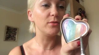 Unicorn highlighter by TAM beauty.... use and review!