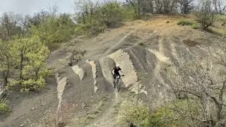 Алушта, трейл Лучистый, финальная съезжалка