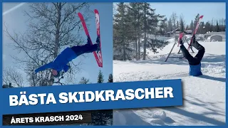 Årets bästa krascher på skidor 2024