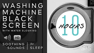 Washing Machine | Black Screen | 10 Hours | Soothing Sounds for Sleep