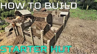 🦄 PVE Starter hut HOW TO BUILD | Ark Survival [NO MODS]