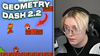 ДРЕЙК ПРОХОДИТ НОВЫЕ УРОВНИ В GEOMETRY DASH 2.2