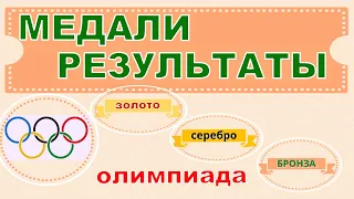 СПОРТ НОВОСТИ Результаты Олимпиада Медали