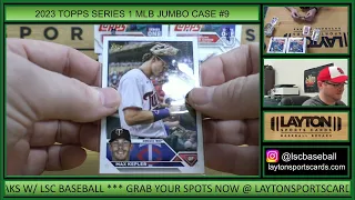 2023 Topps Series 1 Baseball Jumbo 6 Box FULL CASE Break #9