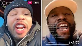 "I'LL KNOCK YOU OUT!" Gervonta Davis UNLEASHES On Floyd Mayweather On LIVE (Full Video)