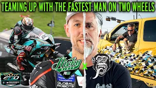The Fastest Man, now Monkey, On Two Wheels! Isle Of Man TT 22 - Gas Monkey Garage & Richard Rawlings