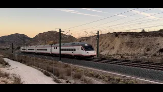 Tren S-104 AVANT RENFE por la línea de Alta Velocidad Alicante-Madrid.#eldarail