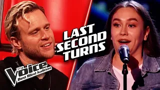 SURPRISING last second chair turns | The Voice Best Blind Auditions