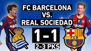 Barcelona vs. Real Sociedad 1-1 (3-2 PKs) | Spanish Super Cup Match Review