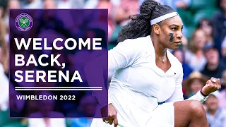 Serena Williams' Centre Court Return | Wimbledon 2022