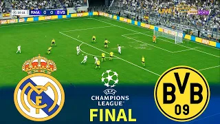 REAL MADRID vs BORUSSIA DORTMUND - Final UEFA Champions League 2024 UCL Full Match | PES Gameplay