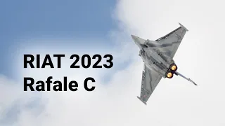 RIAT 2023 Awesome Dassault Rafale C Display with Slow Motion Shots