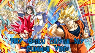 DBZ Dokkan Battle: PHY Super Saiyan God Goku Saiyan Day Summon Video