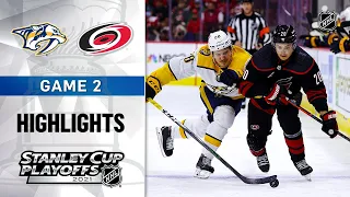 First Round, Gm 2: Predators @ Hurricanes 5/19/21 | NHL Highlights