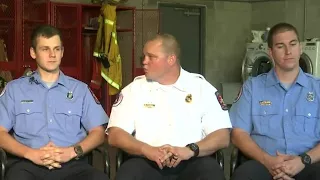 Firemen save kids from burning home in Lake County