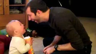 CUTEST BABY FALLING OVER LAUGHING!