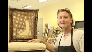 Replacing and Staining Chair Back Caning