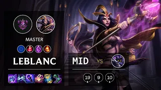 LeBlanc Mid vs Veigar - EUW Master Patch 11.16