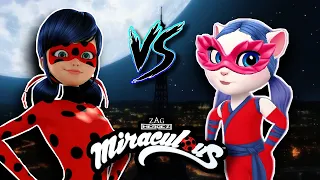 My Talking Angela 2 - New Chinese Update Gameplay 👘| Angela Vs Miraculous Ladybug 🐞 |