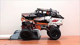 lego technic 9398 4x4 crawler mod with height adjustable suspension