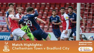 MATCH HIGHLIGHTS: Cheltenham Town v Bradford City