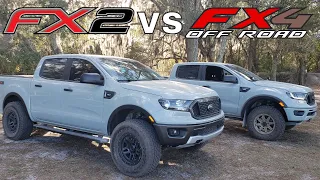 Ford Ranger FX2 VS FX4 Offroading