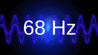 68 Hz clean pure sine wave BASS TEST TONE frequency