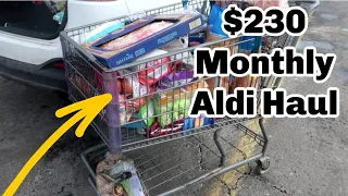 April ONCE a MONTH Aldi Grocery Haul | Monthly Aldi Grocery Shopping Haul| Cassandra Smet