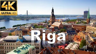 Riga in 4K - Latvia - Capital City - Europe