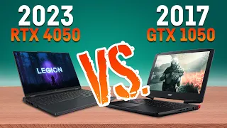 GTX 1050 vs RTX 4050 - 2017 vs 2023 - 6 Years of Entry LVL GPU Laptops!