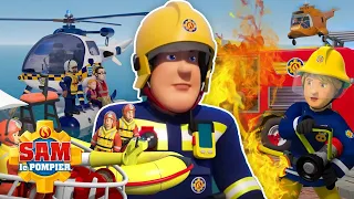 Meilleurs sauvetages de véhicules 🔥🚒 | Compilation Sam le Pompier 1 heure | Film pour enfants