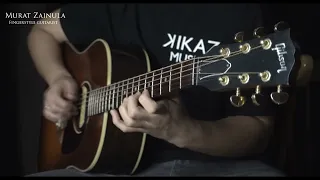 Сәкен Майғазиев - Сағынып жүрмін на гитаре(фингерстайл)|FINGERSTYLE COVER