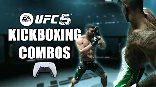 UFC 5 | TOP 5 KICKBOXING COMBINATIONS | TIPS / TUTORIAL