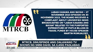 MTRCB, sinuspinde ang dalawang TV shows ng SMNI dahil sa ilang paglabag;