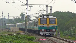 Rarest Unique Colored ( EMU ) Electric Multiple unit Train Of Eastern Railway