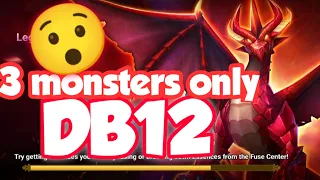 summoners war: watch this dragons B12 only 3 monsters team challenge / cairos dungeon dragons lair