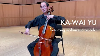 "Five" for five-string Baroque cello, movement 1, by Luke Dahn