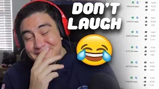 YOU LAUGH, YOU DELETE A YOUTUBE VIDEO FOREVER | Try To Make Me Laugh