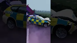 Police chase, teenager on Ford Focus 100 Mph. BeamNG.drive #shorts