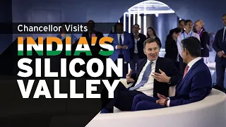 Jeremy Hunt visits India's Silicon Valley