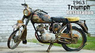 1963 Triumph Tiger Cub British Motorcycle Restoration # 1
