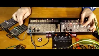 SUNRISE. Emotional EDM. Korg Volca Bass + Keys + Pocket Operator P-12 Rhythm + PO-20 Arcade. Live.